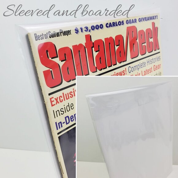 Carlos Santana Jeff Beck Magazine Vintage 1995 Guitar Player Sheet Music Tour - Picture 4 of 9